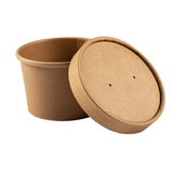 Round Paper Food Containers - Soup & Ice Cream